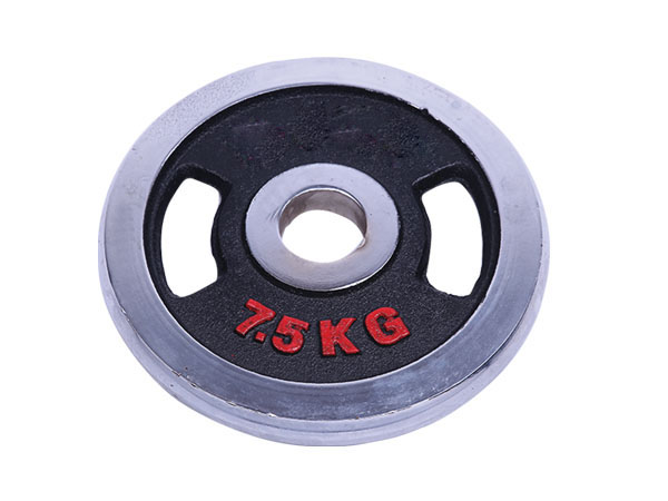 多彩电镀大孔杠铃片